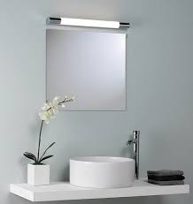 A contrast looking of style combination might a good choice for your bathroom concept. One Idea Bathroom Light Fixtures Bathroom Lights Over Mirror Modern Bathroom Mirrors