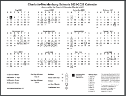 2021 2022 Cms School Calendar