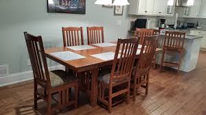 Mission Trestle Table And Chairs Amish Furniture Furniture Furniture Store