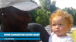 Good Samaritan Saves Baby Found Crawling On Side Of The Road Youtube