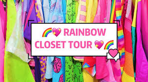 Oct 21, 2016 · maintaining an organized closet will always be an ongoing process (because updating your wardrobe is an ongoing process), but there are certain things you can do to ensure you never spend more than 20 minutes rearranging your clothes ever again. Colorful Rainbow Closet Tour Youtube