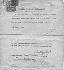 Check spelling or type a new query. Form Of Statutory Declaration 1934 Declaration Geylang Letters