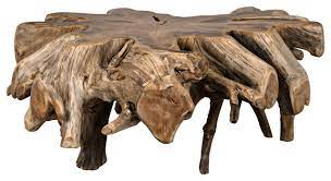 The giza side table works great with any modern, contemporary, mid century, eclectic, chic, hollywood regency or glamorous regency interior designs. Noir Furniture Teak Root Coffee Table Eclectic Coffee Tables By Greatfurnituredeal Houzz