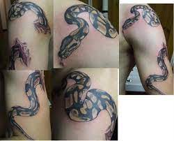 They also have different markings. Ball Python Tattoo That My Husband Did