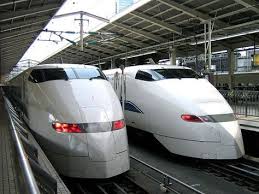 The Trains Japan Every Hour Two Hikari Trains Operate On This Route Each Train Travels As Quickly As 300 Kilometres Japan Train Train Travel Japan Travel