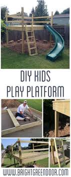 Diy Kid S Play Platform Jumping Stumps Backyard Play Kids Outdoor Play Backyard For Kids