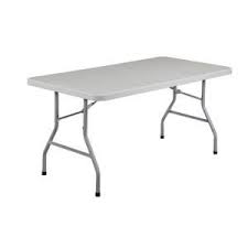 Lifetime 72 In Almond Plastic Portable Folding Card Table 80454 The Home Depot Folding Table Public Seating Solid Furniture