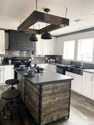 Clayton Home Buying Process Rocky Hedge Farm In 2020 Rustic Industrial Kitchen Farmhouse Style Kitchen Industrial Kitchen Design