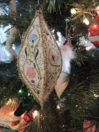 Lady S Repository Museum Diamond K Folk Art Good Bye Flemish Fantasy Gold Work Embroidery Christmas Crafts Xmas Ornaments