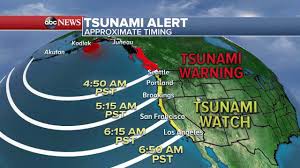 Can a tsunami be generated by an earthquake? Tsunami Warning For Us West Coast After Magnitude 7 9 Earthquake Off Alaska