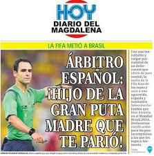 En 2016 también fue considerado el mejor árbitro de américa por la conmebol. Diario Del Magdalena Explica El Madrazo Contra Arbitro Del Partido Colombia Brasil El Pilon Noticias De Valledupar El Vallenato Y El Caribe Colombiano