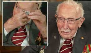 Sir Captain Tom Moore in tears as he opens up about father's death
