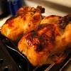 Let the hens rest 10 minutes before carving. 1