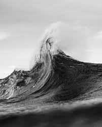 Black And White Ocean Images Black White Ocean Wave Mountain Black And White Picture Wall Black And White Photo Wall Black And White Aesthetic