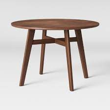The unit also comes with bronze finished ferrules and its compact design makes it a catch for small living rooms. 44 Maston Dining Table Round Hazelnut Project 62 Target