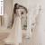 Vintage Long Sleeve Satin Wedding Dress