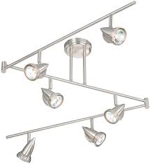 Vaxcel Sp34166sn Spotlight Modern Satin Nickel Finish 12 Tall Halogen Track Lighting Vxl Sp34166sn