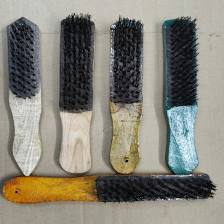 Wooden Handle Wire Brush