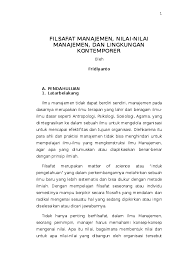 Buku manajemen karya robbins & coulter ini merupakan buku yang banyak digunakan oleh berbagai universitas di indonesia. Doc Filsafat Manajemen Fridiyanto Yanto Academia Edu