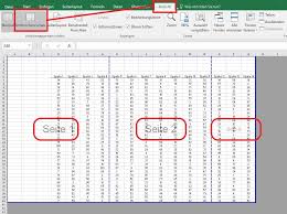 Bei zu breiten tabellen druckt excel erst mal so viele zeilen und spalten wie auf einem blatt platz haben. Excel Tabellen Perfekt Auf Einer Seite Ausdrucken Mit Kopf Und Fusszeilen