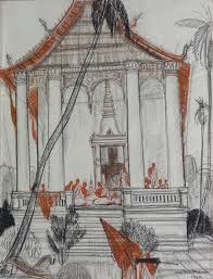 Laos Bonzes Assis Sur La Terrasse Du Temple Galerie Saint Martin Vente D œuvres D Art Troyes En 2020 Saint Martin Laos Les Oeuvres