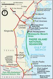 Mustang island state park map. Padre Island National Seashore Wikipedia