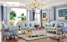 Ebay sofa couch shabby antik barock garnitur. Designer 3 Sitzer Sofa Luxus Klasse Rokoko Stil Textil Jacquardmobelstoff Himmelblau Polster Couch Sitz Sofas Couchen Neu Bei Jv Mobel