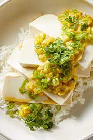 Sook Mei Faan Cantonese Creamed Corn With Tofu And Rice Recipe Recipe Tofu Recipes Creamed Corn