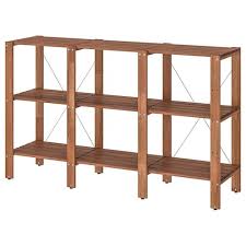 Applaro Wall Panel Outdoor Brown Stained Brown Ikea Ikea Shelving Unit Staining Wood