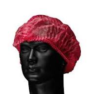 Gorros con clip de PP, detectables, talla M, 48 x 52 cm, color