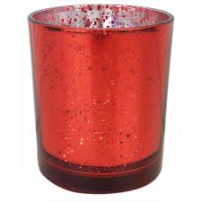 Did you scroll all this way to get facts about red votive candle holder? Mercury Glass Votive Candle Holder 3 H Speckled Red