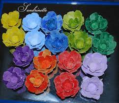 Comme il fait super beau et super chaud, je vous mets un petit bricolage sympa à faire! Rose En Boite D Oeuf Sandrine Dans Tous Ses Etats