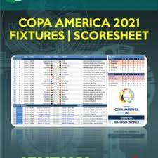 Confederación sudamericana de fútbol (conmebol). Sport Spreadsheet Archives Journalsheet