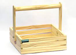 4.3 out of 5 stars. Woodino Pine Wood Fruit Basket With Handle Ii Decorative Gifting Basket Ii 10x10x3 Inches