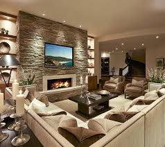 Living Room Contemporary Living Room Design Family Room Design Basement Design
