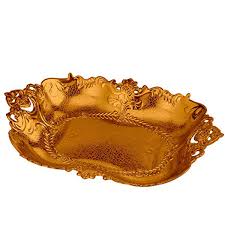 Plastic crystal eggs & gold chocolate eggs. Buy Large Rose Gold Plastic Food Serving Tray 10pk Reusable Decorative Rectangular Appetizer Platter Elegant Modern Weaved Design For Kitchen Party Centerpiece Display By Impressive Creations Online At Low