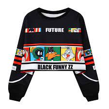 Maybe you would like to learn more about one of these? Cropped Drop Shoulder Women Sweatshirt Harajuku Fashion Cartoon Looney Tunes Picture Printed Clothing Hoodie Nwy361 Clothing Braces Clothing Stockingsclothing Beach Aliexpress