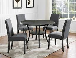 Shop for dining room tables at appliancesconnection.com. 1213dgy T 48 5 Pc Wallace Dark Gray Finish Wood Round 48 Dining Table Set