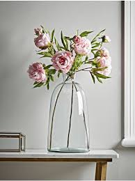 Simply choose your artificial wedding flowers and bouquets to suit you and leave the rest of us. New Three Faux Pink Peony Sprays Flower Vase Arrangements Artificial Flower Arrangements Faux Floral Arrangement