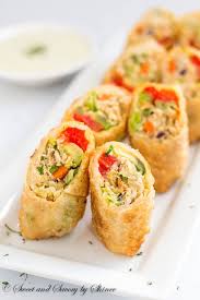 Chicken Avocado Egg Rolls Recipe Avocado Egg Rolls Food Appetizer Recipes