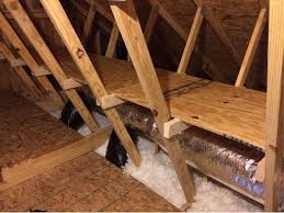 Diy Storage Shelves In The Attic Garage Attic Storage Diy Storage Shelves Attic Storage Shelves