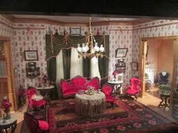 Love This Victorian Dollhouse Parlor Doll House Wallpaper Victorian Dollhouse Doll House