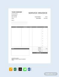 Free Sample Service Invoice Template Download 156 Invoices In Word Excel Apple Pages Numbers Pdf Illu Invoice Template Invoice Design Template Invoicing