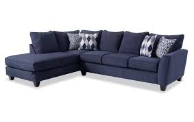 Capri Denim Right Arm Facing Sectional Sectional Bob S Discount Furniture Living Room Sectional