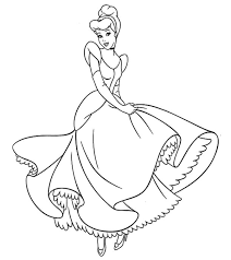 Illustration of cinderella holding a wand while prince charming is running up the stairs. Top 25 Free Printable Cinderella Coloring Pages Online