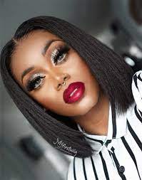 130% designed by youtuber laurasia andrea my first wig / human hair wigs / afro wig. Laurasia Kinky Bob Middle Part Human Hair Lace Front Wigs Lfk005 Lfk005 299 00 Myfirstwig Com