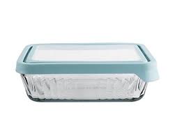 Anchor hocking 30pc glass food storage set with cherry lids. Amazon Com Anchor Hocking Embossed 6 Cup True Seal Rectangular Food Storage Container Mineral B Glass Food Storage Food Storage Glass Food Storage Containers