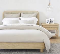 Made from durable but soft fabric with a white. Manzanita Cane Platform Bed Pottery Barn