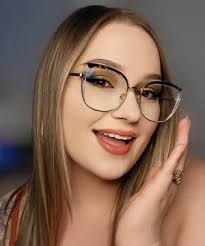 Falisha Black & Gold Cat Eye Eyeglasses