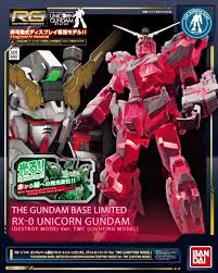 Rg 1 144 Unicorn Gundam Destroy Mode Lighting Model Ver Twc Release Info Gundam Kits Collection News And Reviews